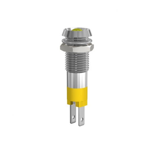 LED-Signalleuchte EBØ8 ROT 12/14V DC