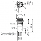 LED-Signalleuchte Ø14mm ROT/GRÜN 24V DC