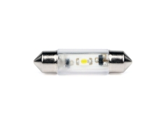 LED-Soffitten Lampe Ø8x31mm (12/14V) weiss