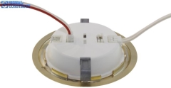 LED-Spot Silux® , superflach, weiss 4.500K 12V, Dekoring chromfarben