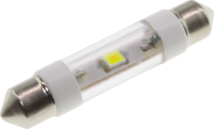 LED-Soffitten Lampe Ø6x39mm (15/18V)weiss